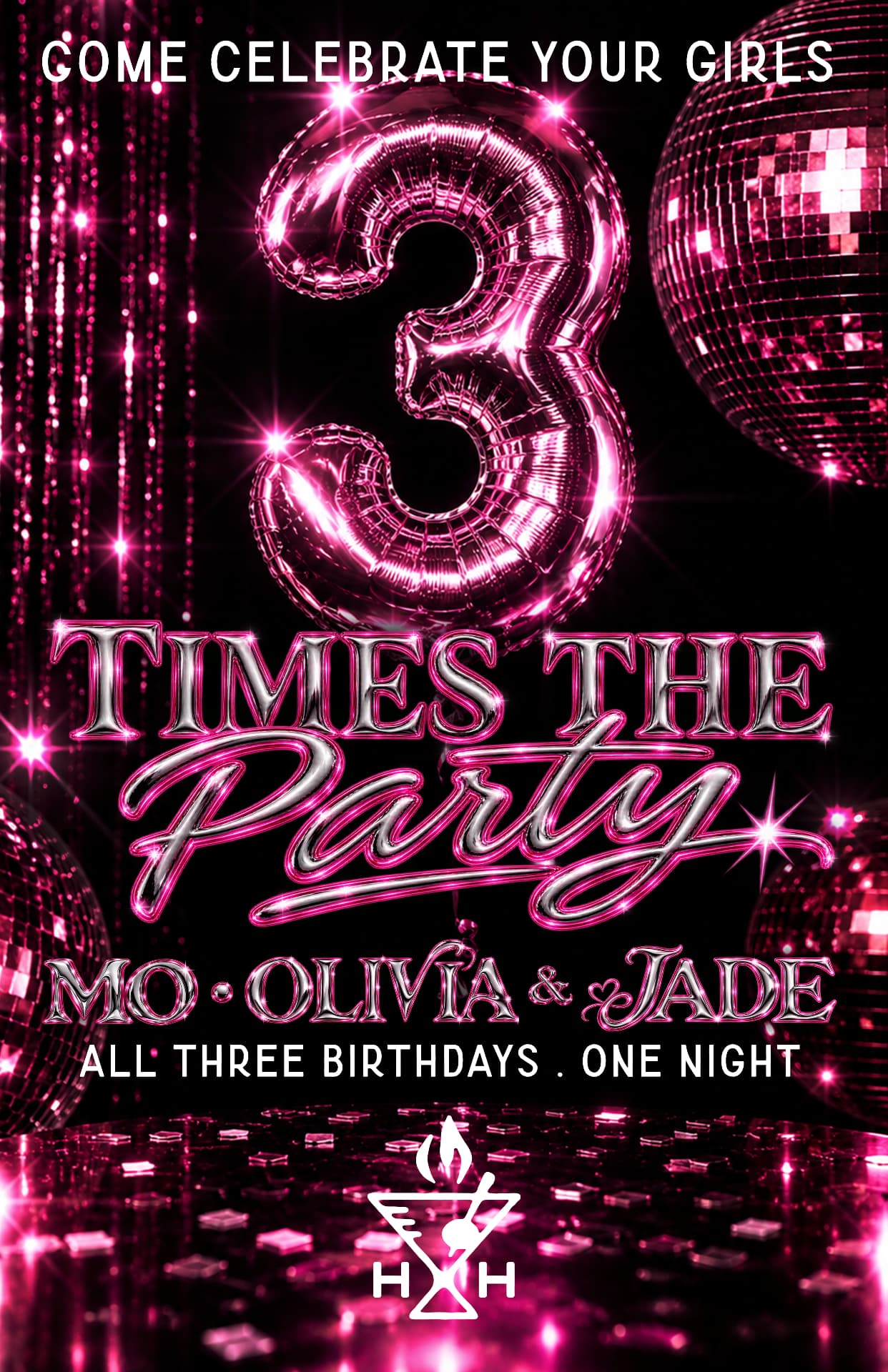 3 TIMES THE PARTY at Hearth House in La Mesa
